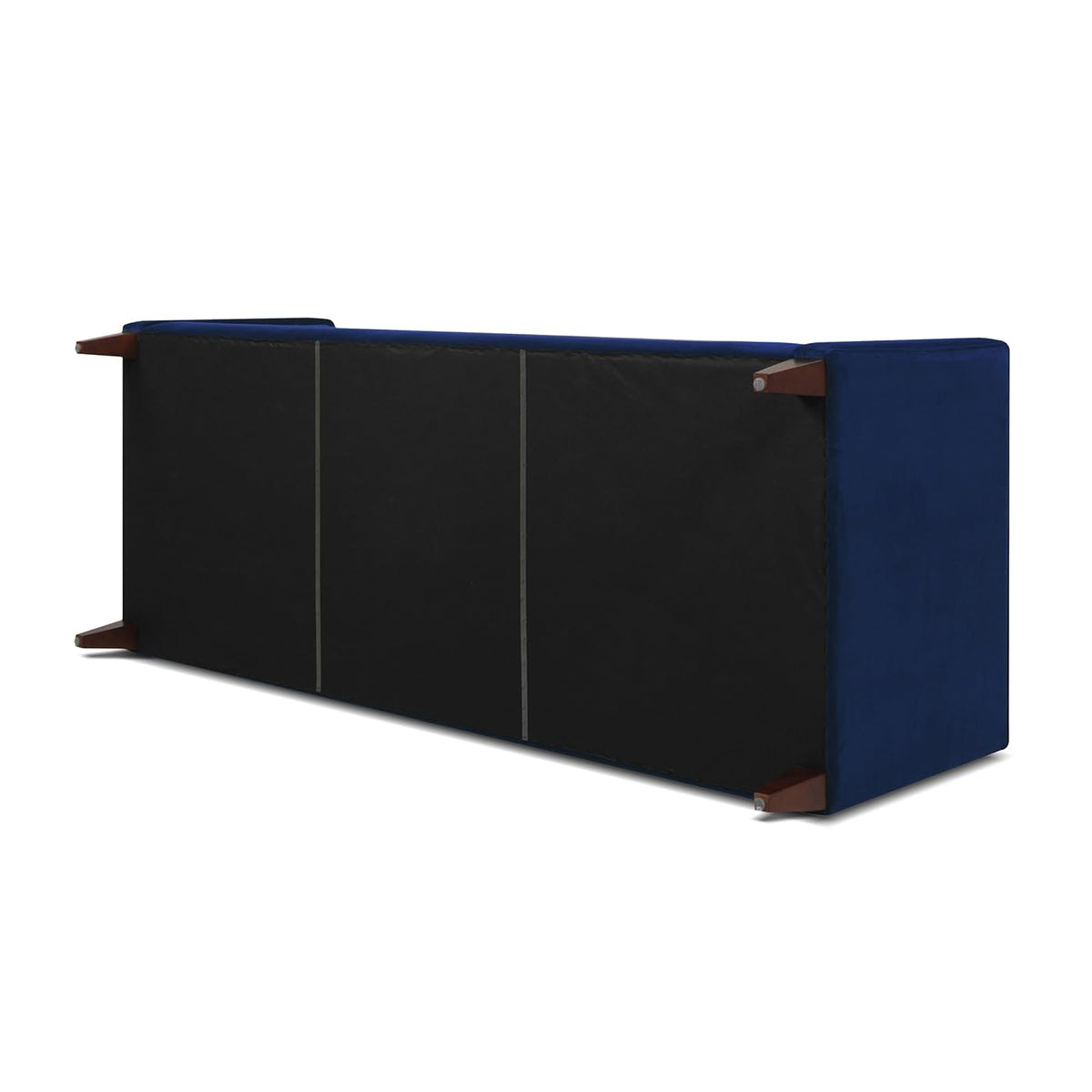 84" Navy Blue Velvet Tufted Sofa L323200