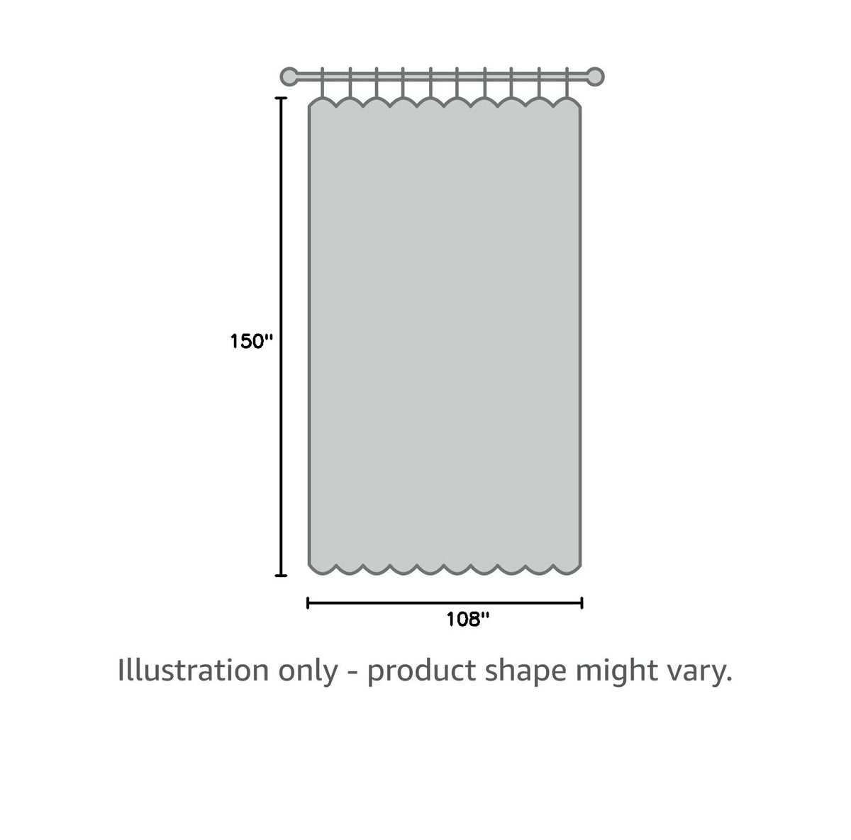 Extra Wide Room Divider Curtain W919694