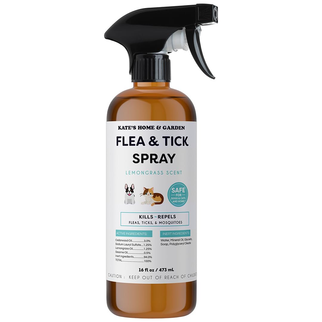 Flea and Tick Spray for Dogs & Cats 16oz C13969