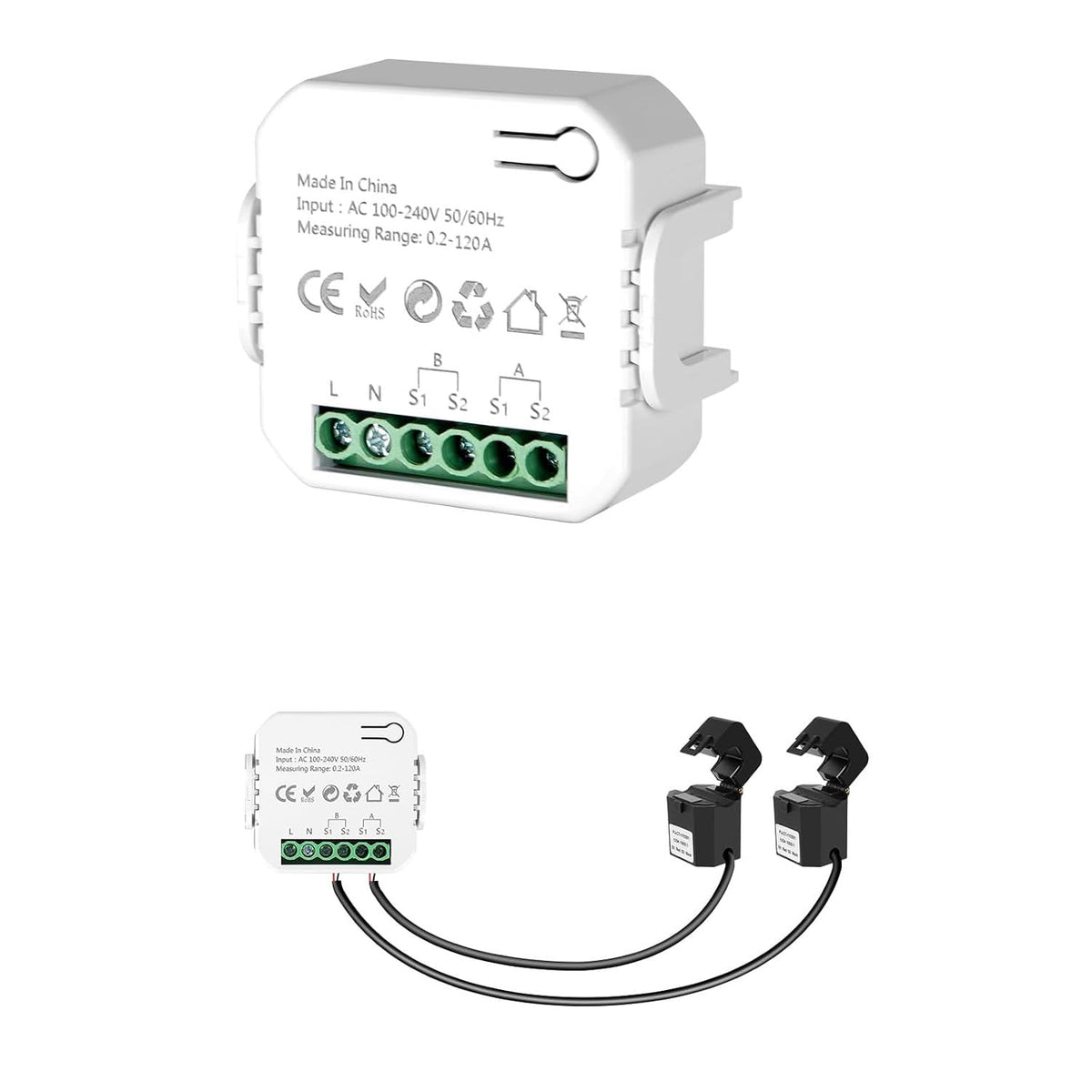 Smart Home Energy Monitor 2x120A Dual Channel Q3350