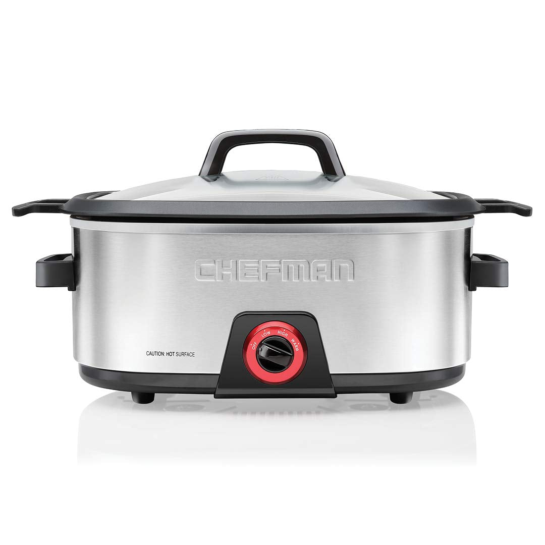 6-Quart Electric Slow Cooker with Removable Nonstick Insert S144964