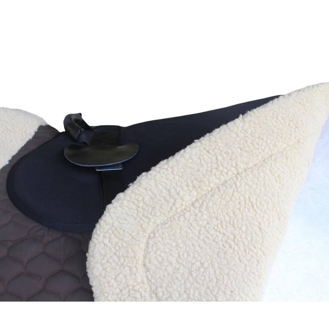 Black Quilted Bareback Pad K136