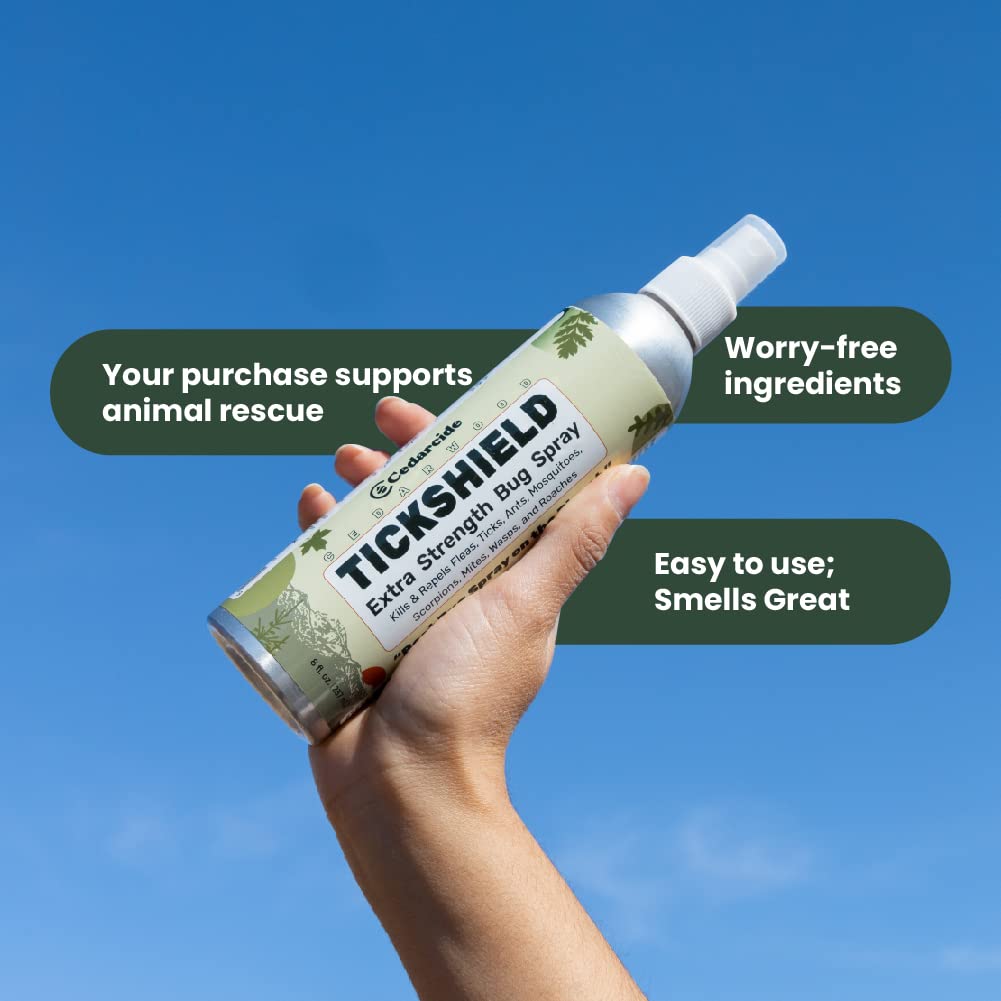 Cedar Oil Spray Kills & Repels Ticks, Fleas, Chiggers and Mosquitoes Z43702