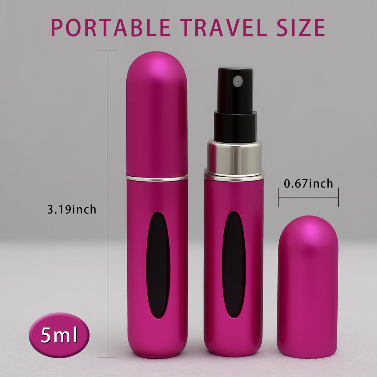 5ml Refillable Perfume Atomizer Spray Bottles M6986
