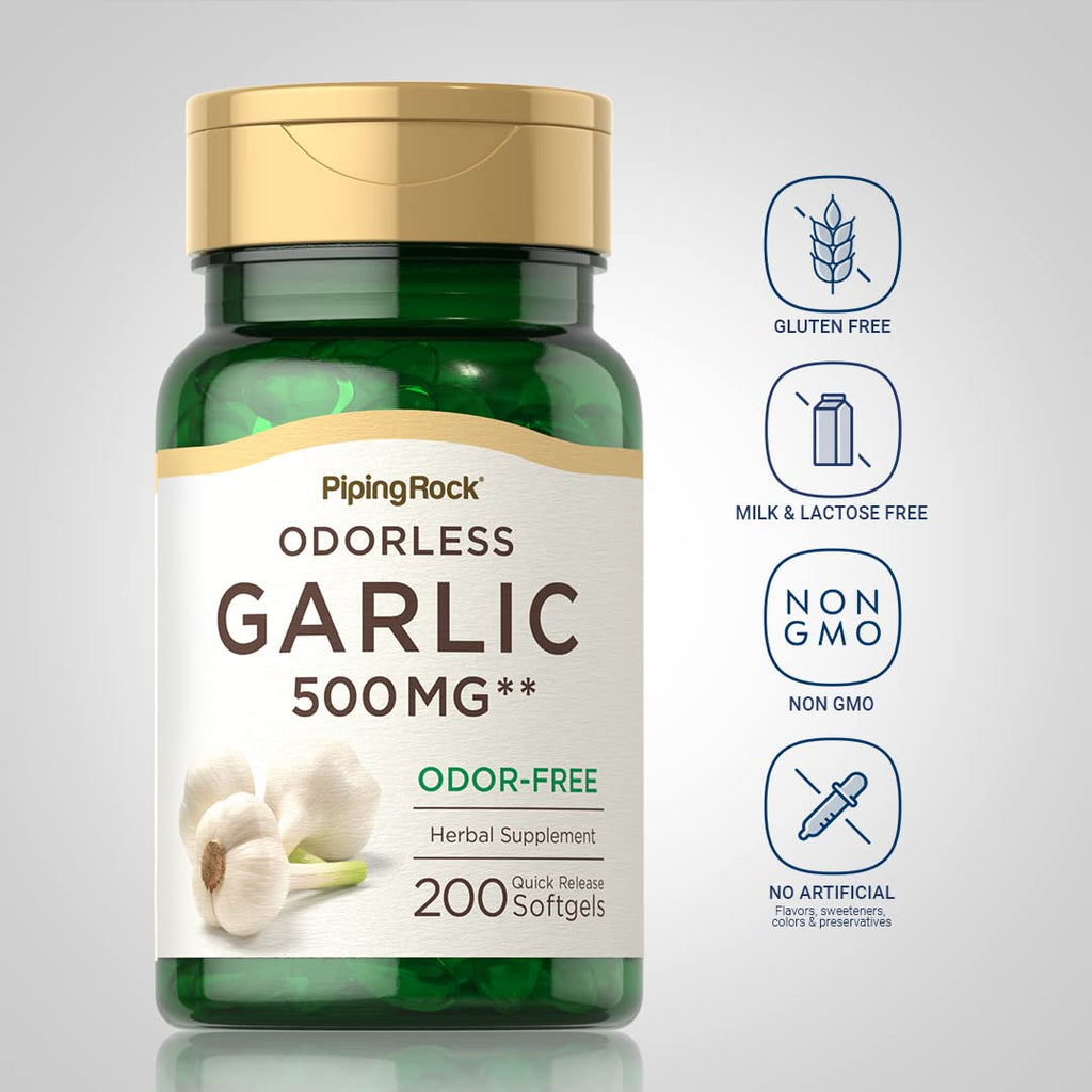 Odorless Garlic Supplement 200 Softgels M1225