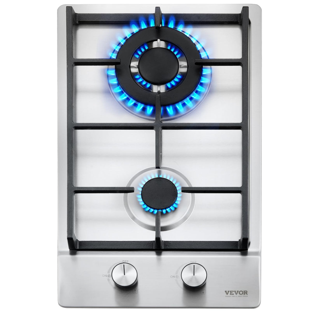 12 inch 2 Burners Stainless Steel Gas Cooktop B163916