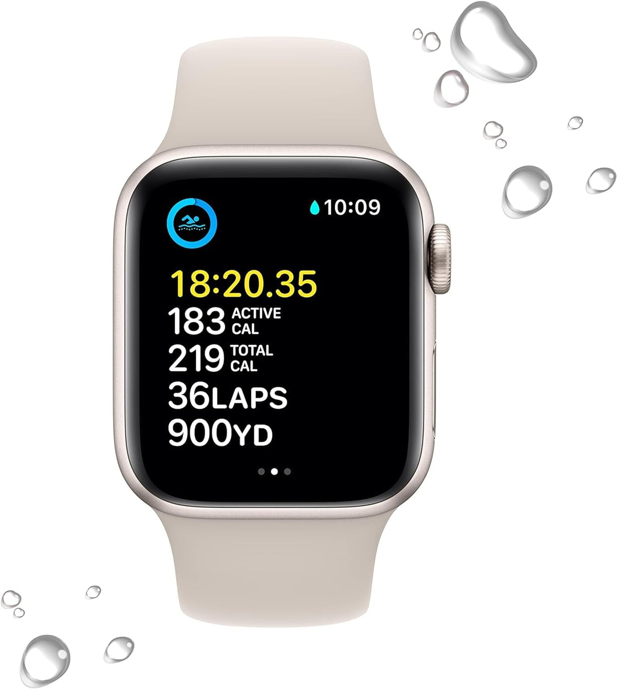 Starlight Aluminum Case with Starlight Sport Band Smartwatch N3926