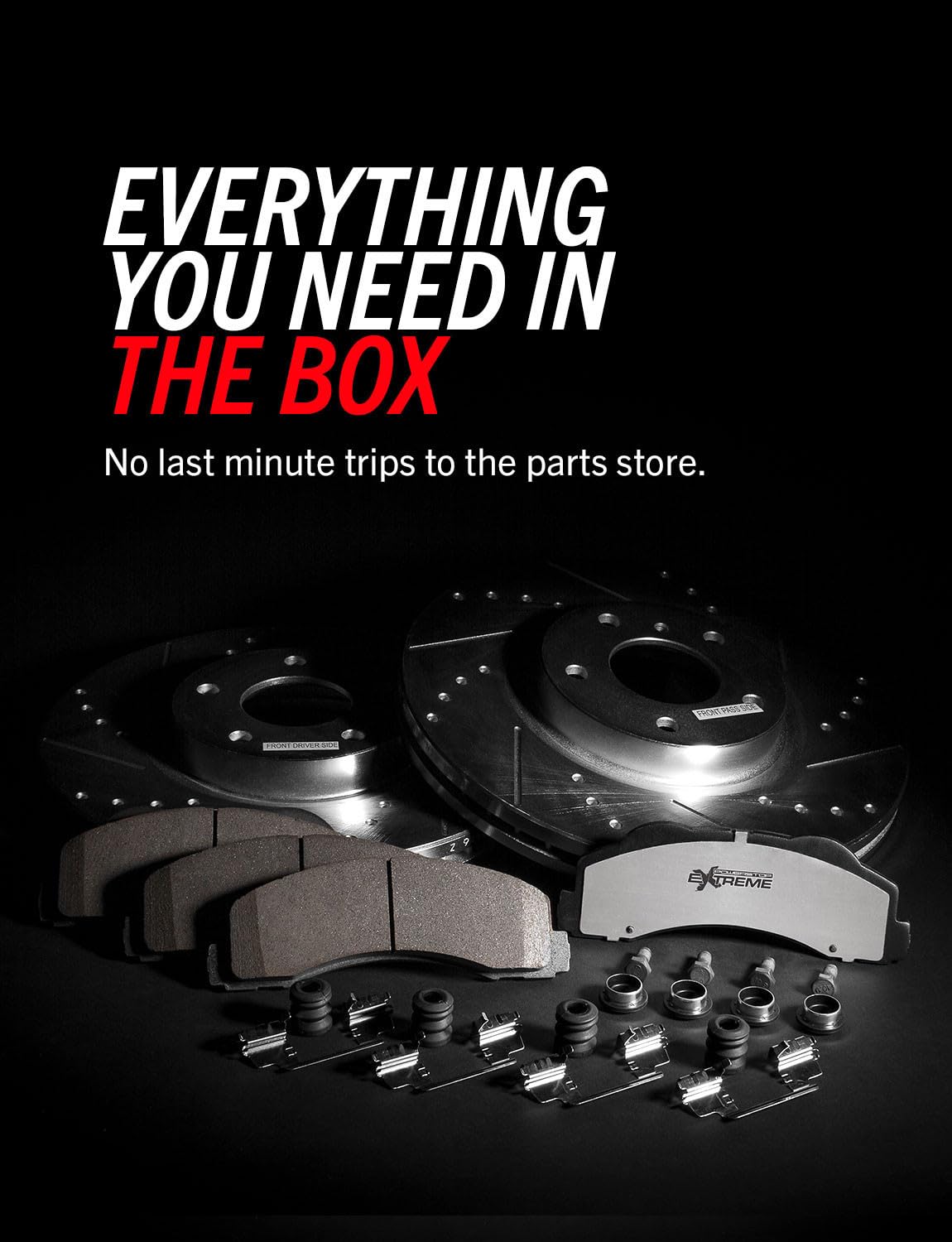 Front & Rear Brake Pad & Rotor Kit U22940