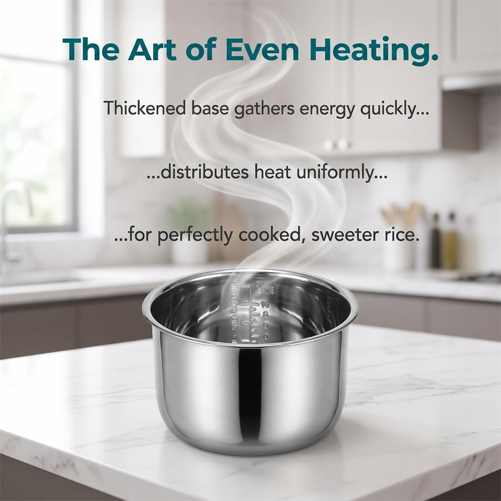 Stainless Steel 3L Rice Cooker Inner Pot N56781