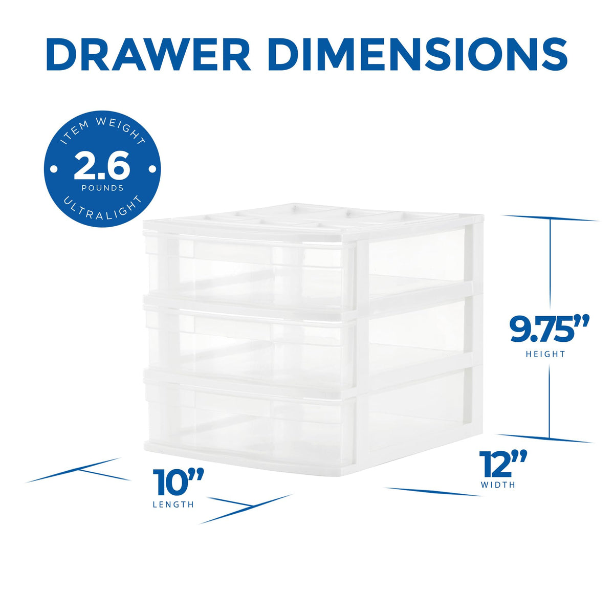 3-Drawer Desktop & Countertop Organizer D99045
