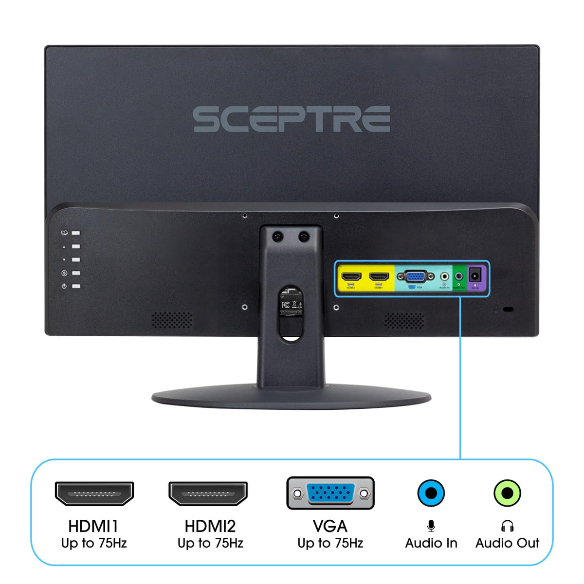22 inch 1080p LED Monitor with Speakers Y952717