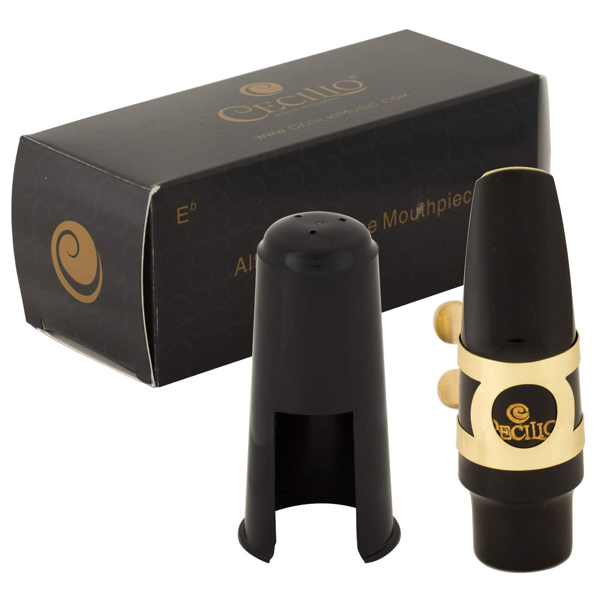 Alto Saxophone Mouthpiece with Ligature, Reed & Cap R2358