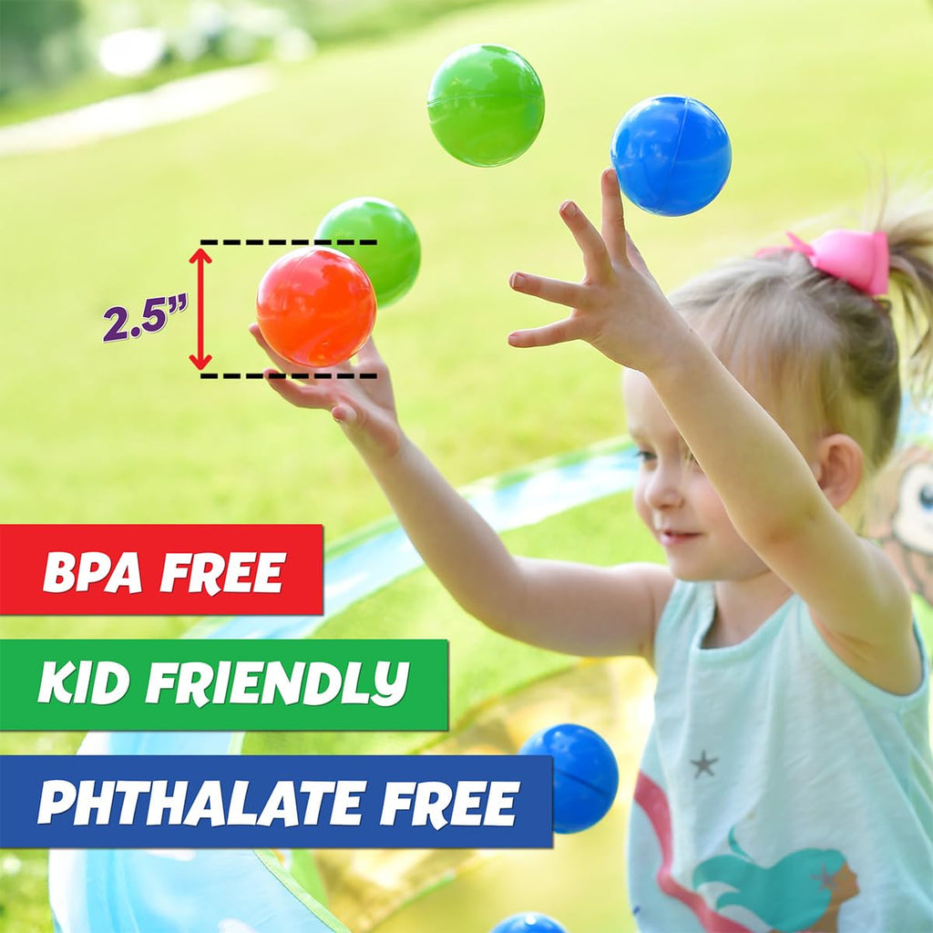 100 Count Multi Colored Play Balls K2442
