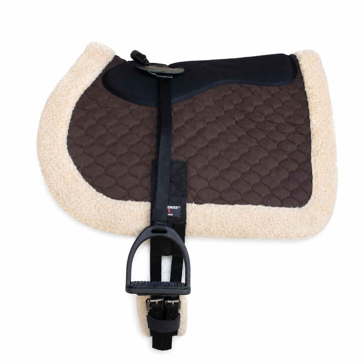 Black Quilted Bareback Pad K136