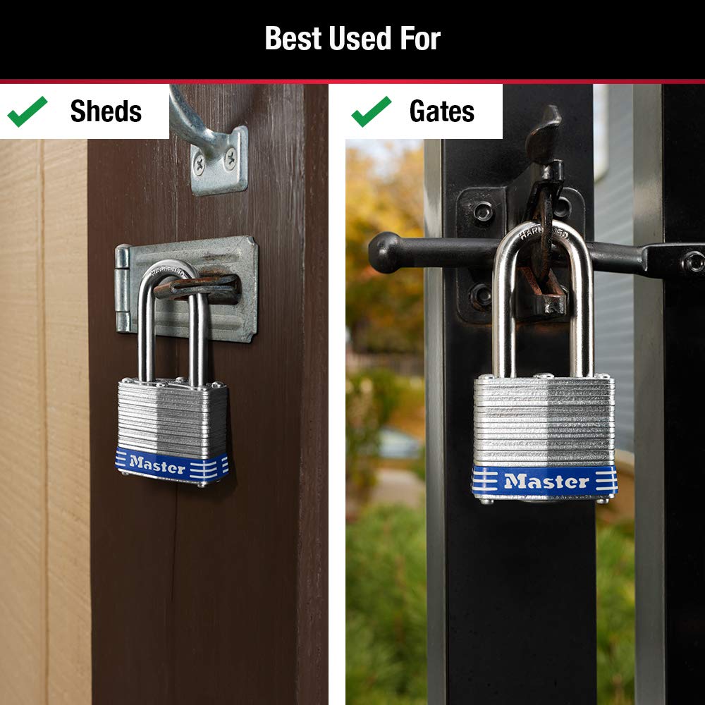 Outdoor Keyed-Alike Padlock 4 Pack Y24247