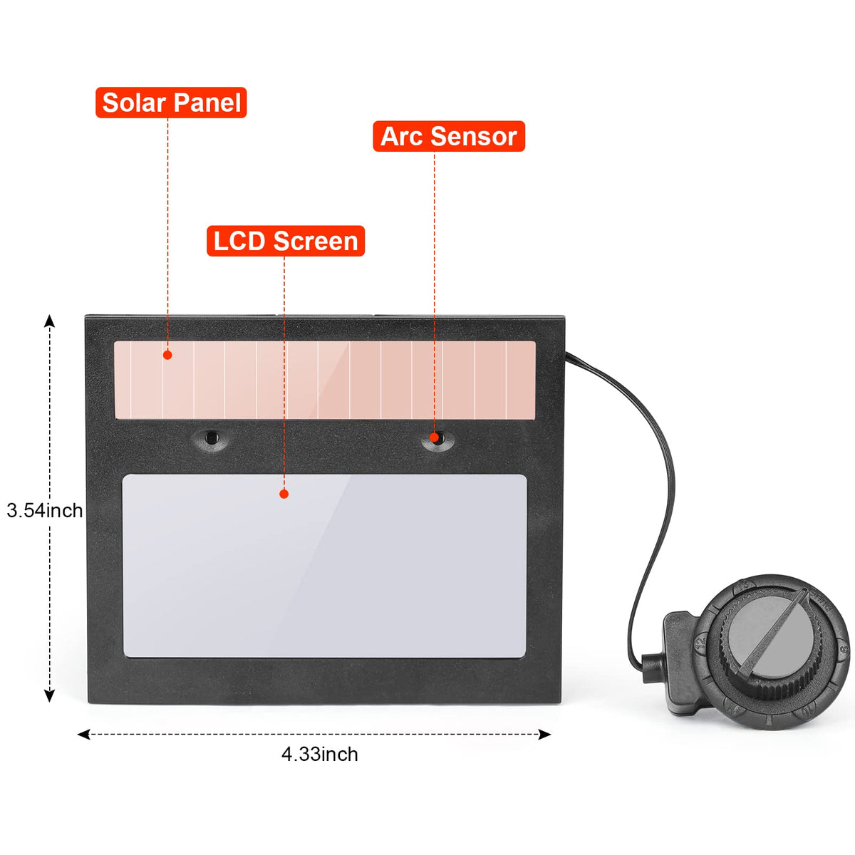 Auto Darkening Welding Lens X8012