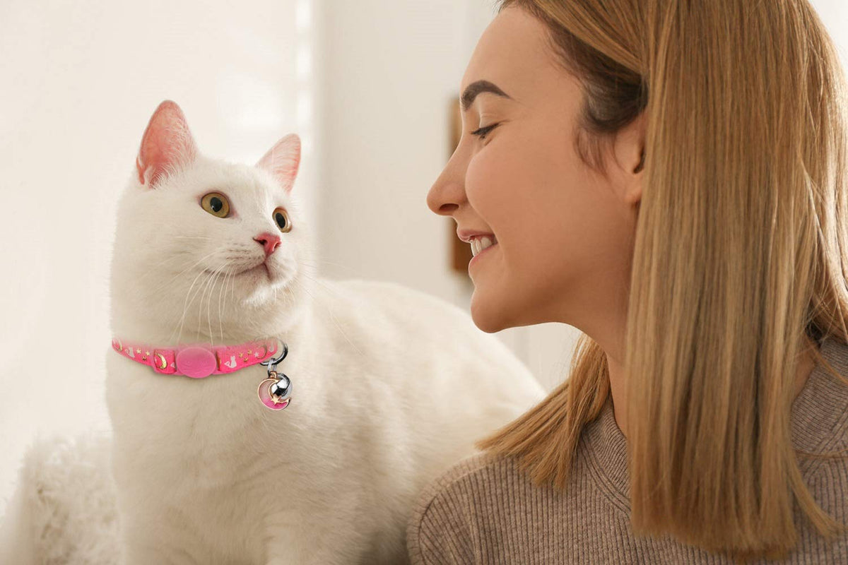 Breakaway Cat Collar with Bells 4PCS N892
