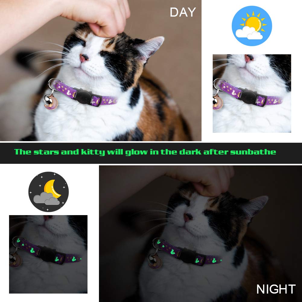 Breakaway Cat Collar with Bells 4PCS N892