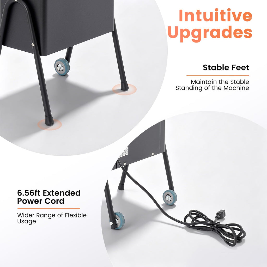1200W Freestanding Hooded Hair Dryer with Wheels P700353