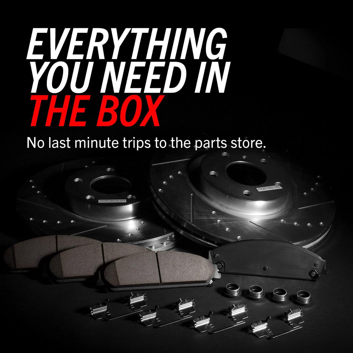 Brake Pad & Rotor Kit Front & Rear N579079
