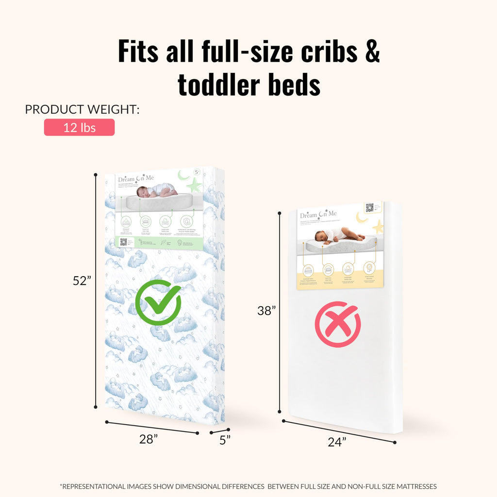 2-in-1 Baby Crib Mattress M694809