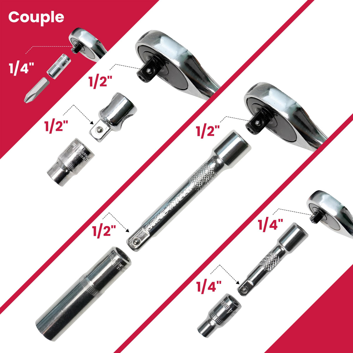 95 Pc Socket Ratchet Wrench Set Z5004