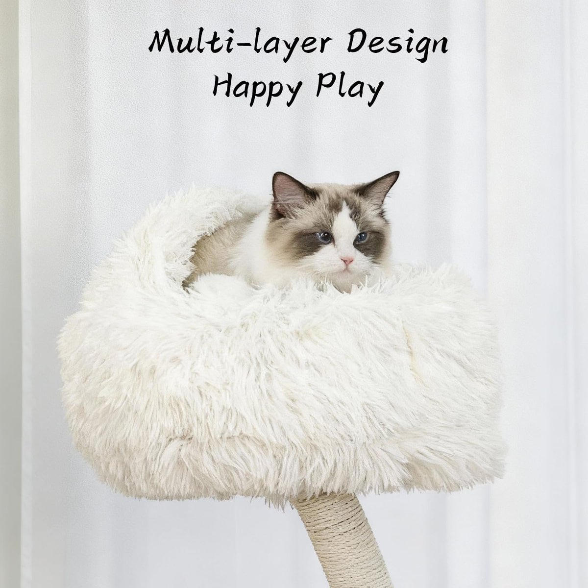 Solid Wooden Cat Tree K653