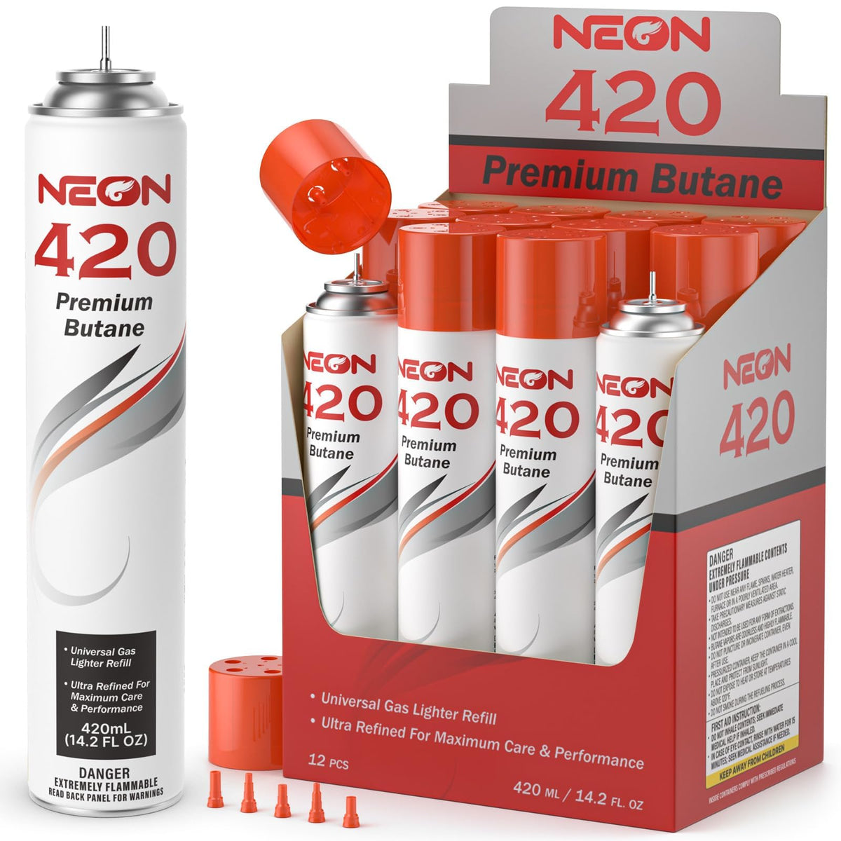 420ml Butane Refill 12 Cans G412223