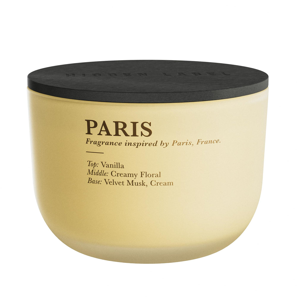 Vanilla Cream Scented Candle, 16 oz, 3-Wick Soy Wax E8358