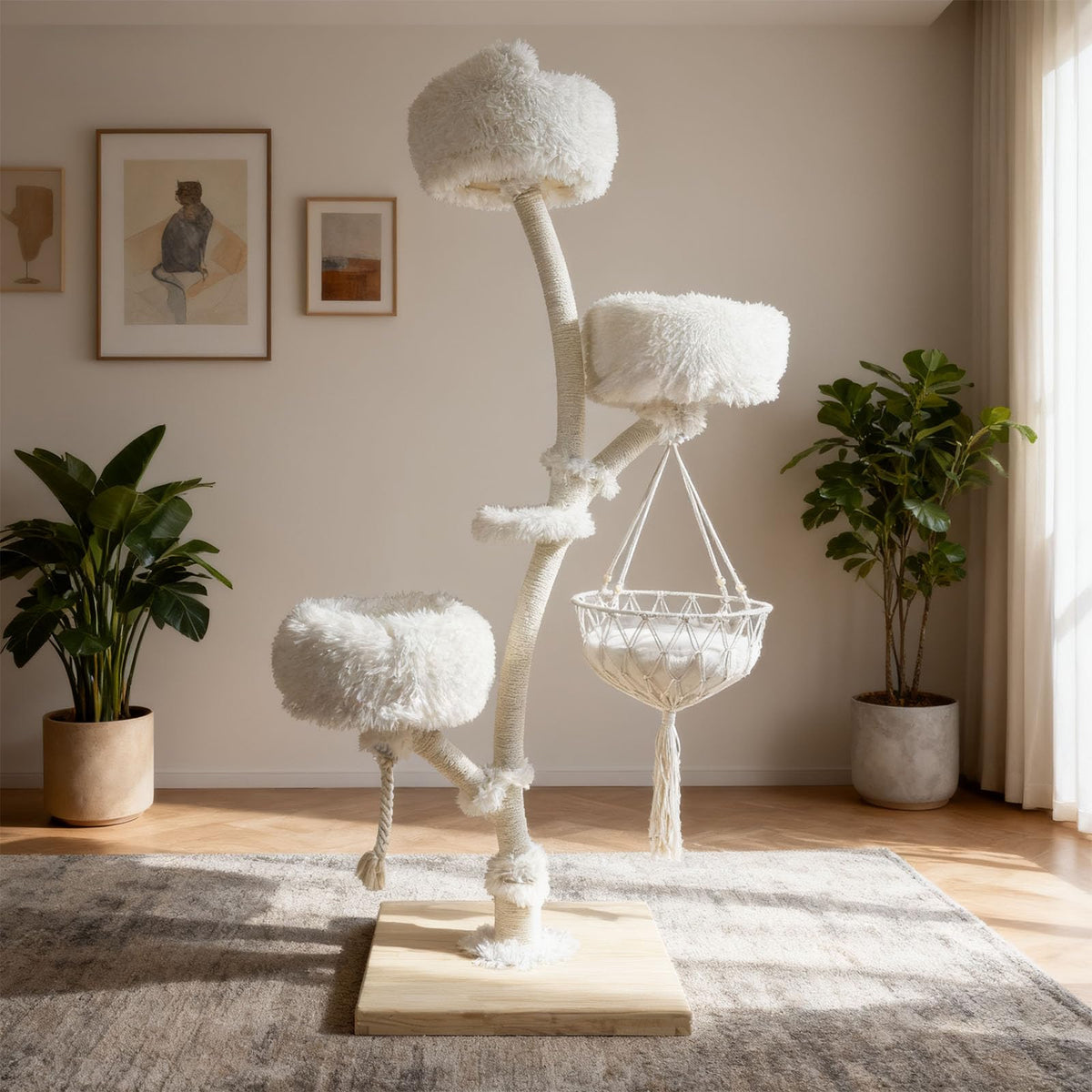 Solid Wooden Cat Tree K653