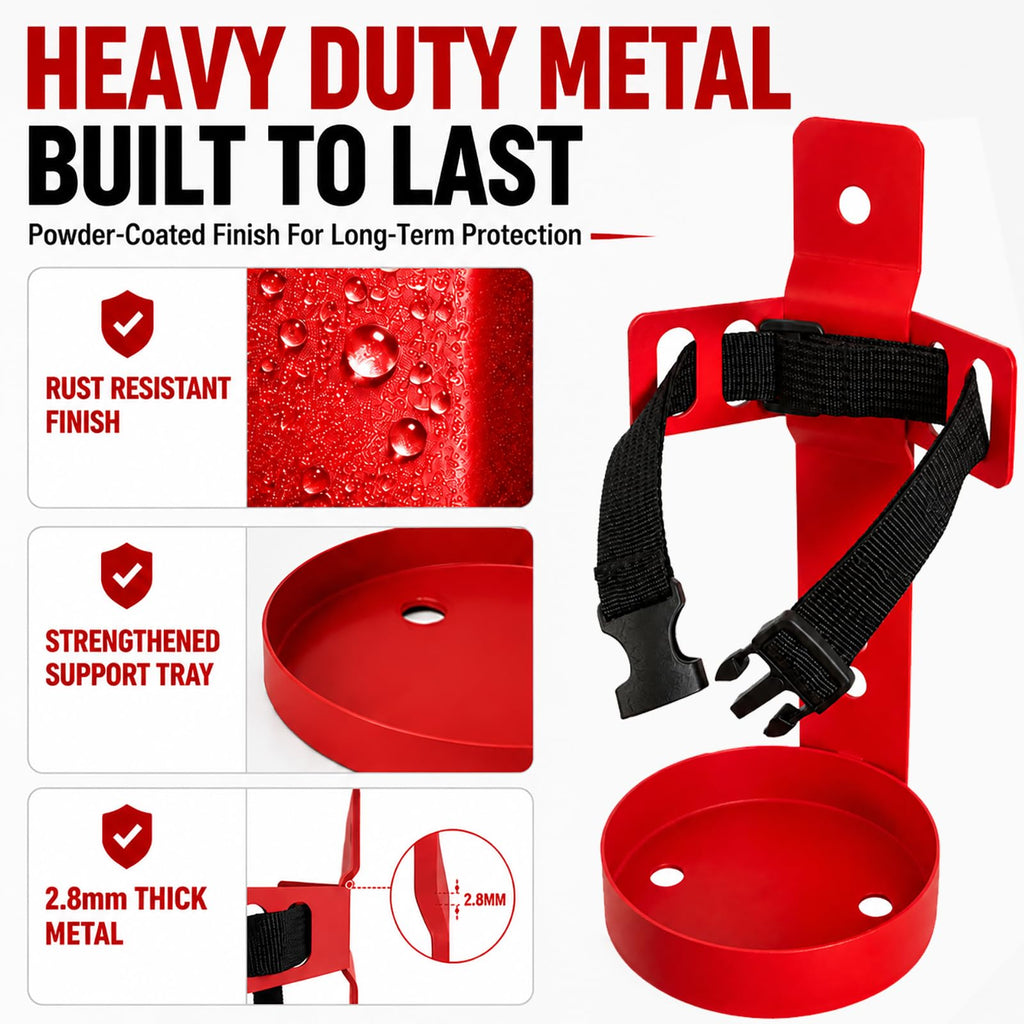 Fire Extinguisher Wall Mount Bracket 2.5 lb 1 Pack B8771