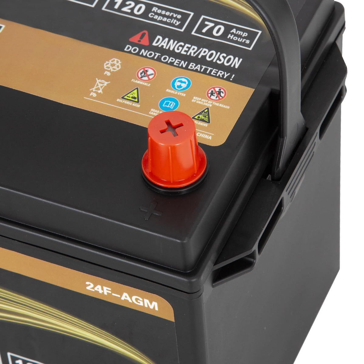 AGM Battery BCI Group 24F Automotive Battery J820