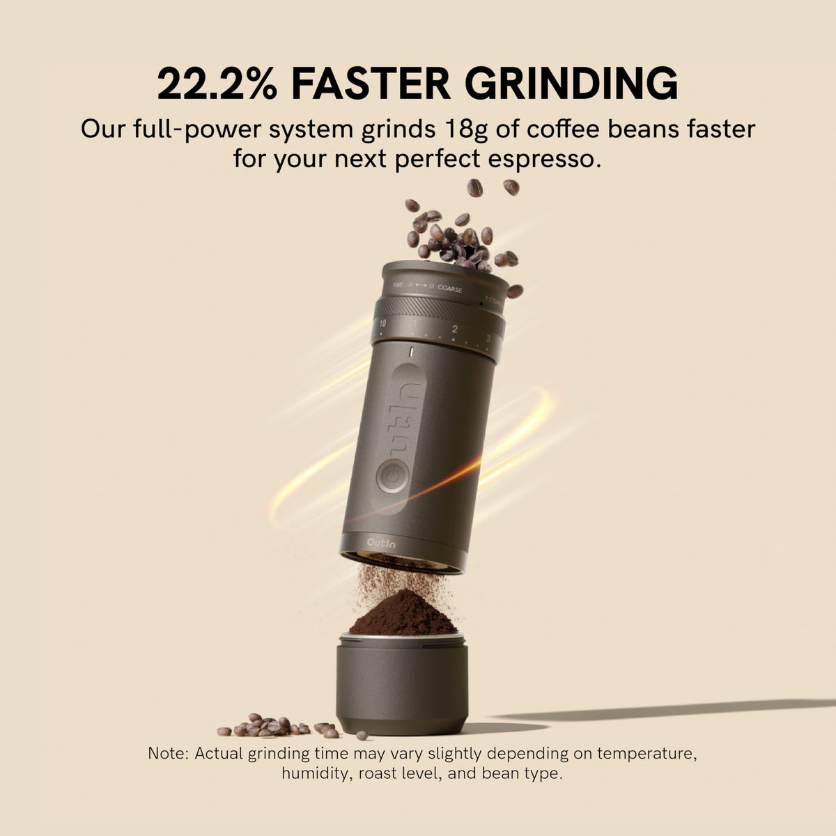 Portable Electric Coffee Grinder with 28 Grind Settings Y69021