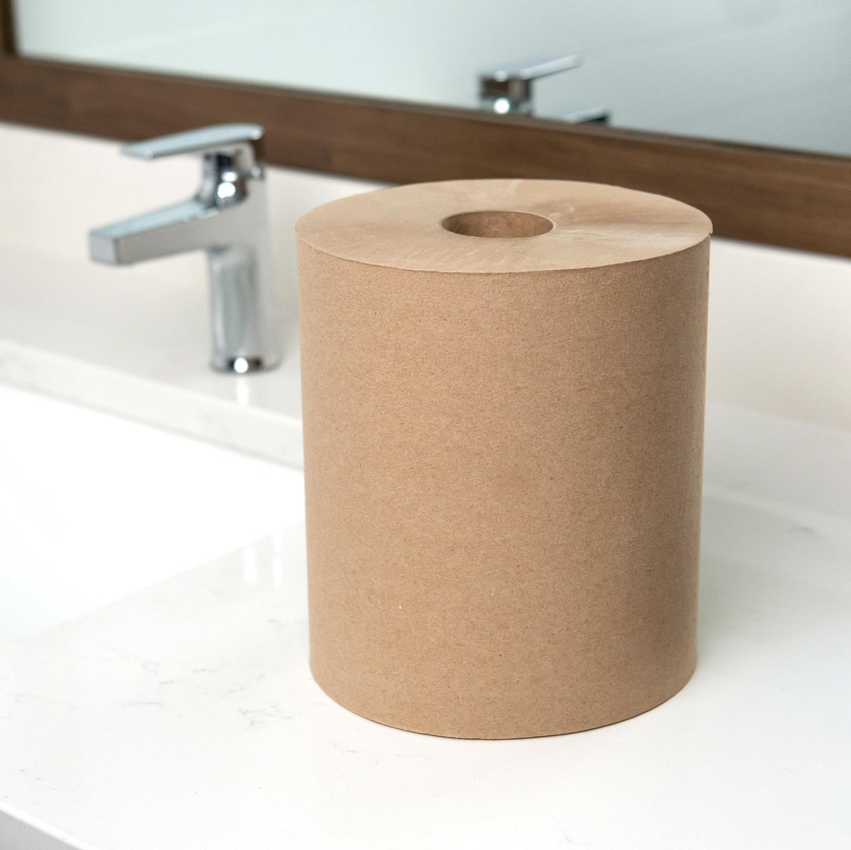 Natural Hardwound Paper Towels, 6 Rolls P27832