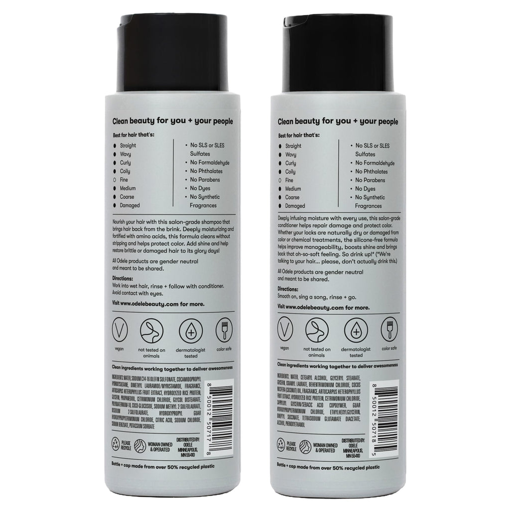 Sulfate-Free Shampoo & Conditioner Set, 13 fl oz Each B253