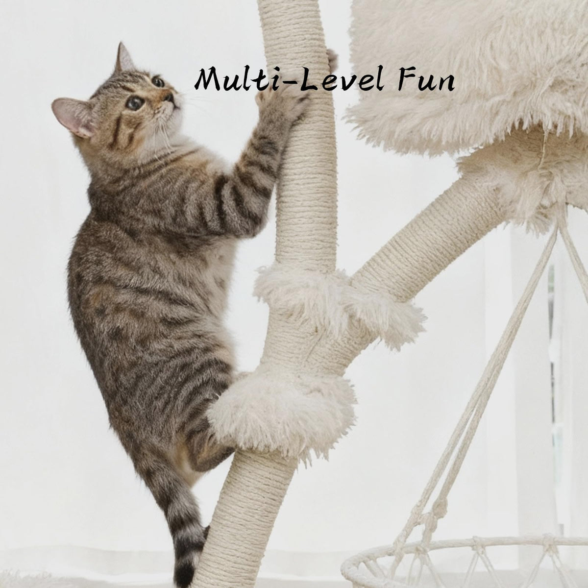 Solid Wooden Cat Tree K653