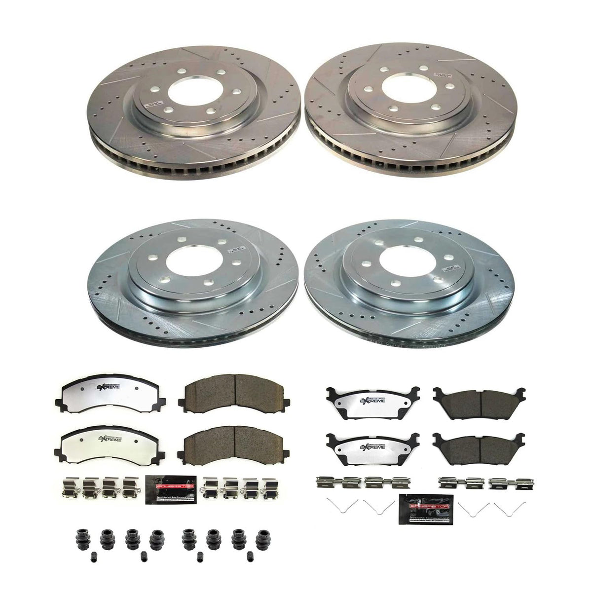 Front & Rear Brake Pad & Rotor Kit U22940