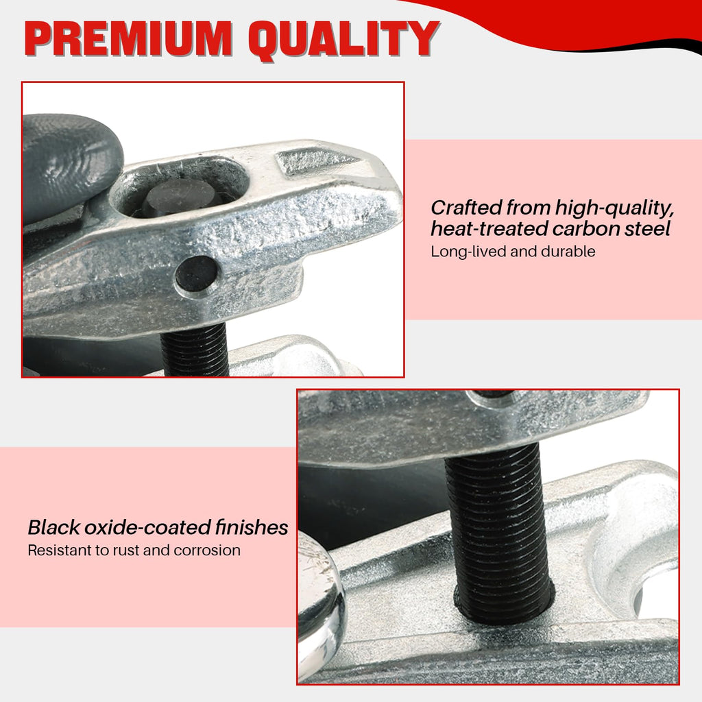 Heavy Duty Disc Brake Caliper Tool Set & Ball Joint Separator Tool Kit S19680