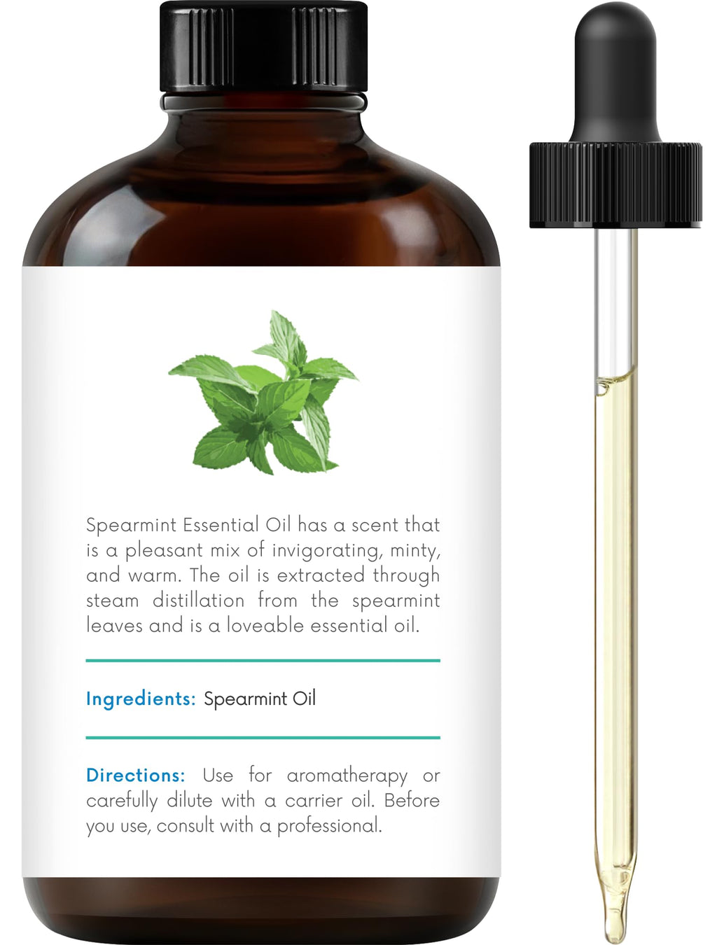 Lavender and Spearmint Essential Oils 2 x 4 Fl Oz D868838