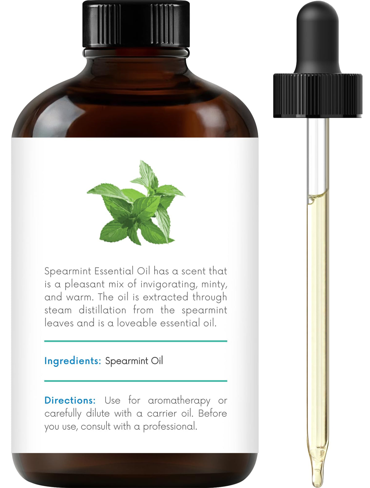 Lavender and Spearmint Essential Oils 2 x 4 Fl Oz D868838