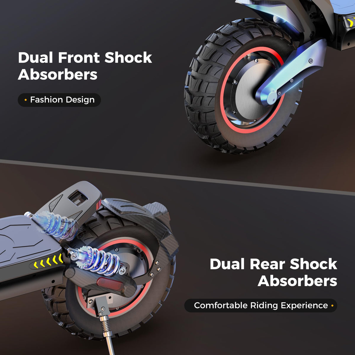 Electric Scooter with Off-Road Tires Q465308