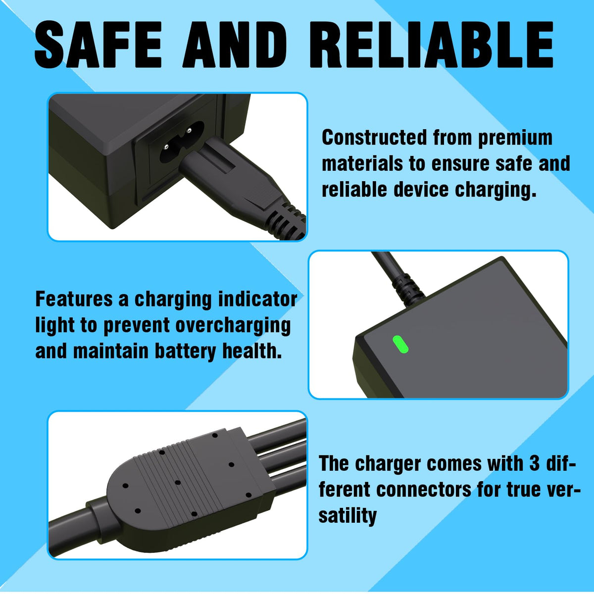 42V 2A Charger for 36V Lithium Battery V93079
