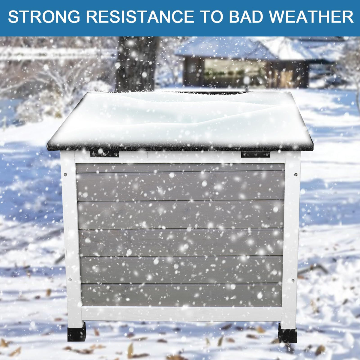 Insulated Weatherproof Outdoor Cat House I35418