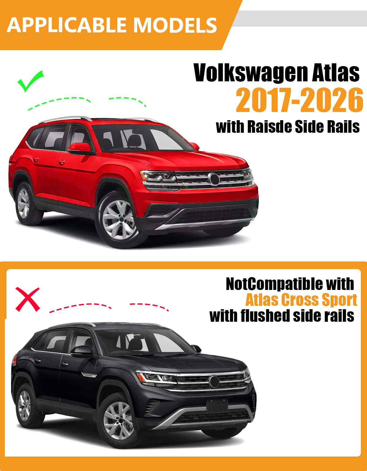 300lb Roof Rack Cross Bars T94666