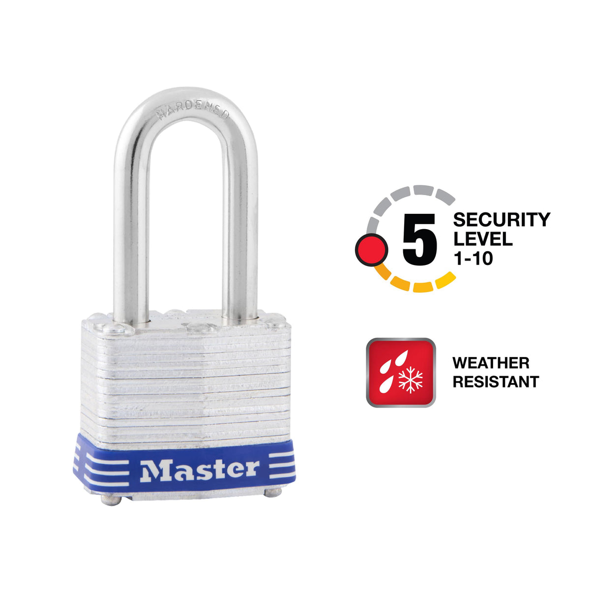 Outdoor Keyed-Alike Padlock 4 Pack Y24247