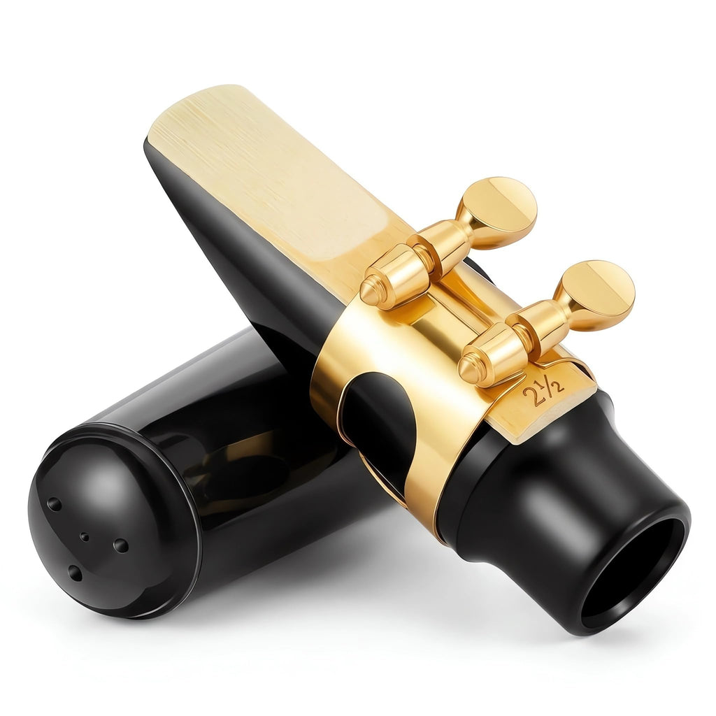 Alto Saxophone Mouthpiece with Ligature, Reed & Cap R2358