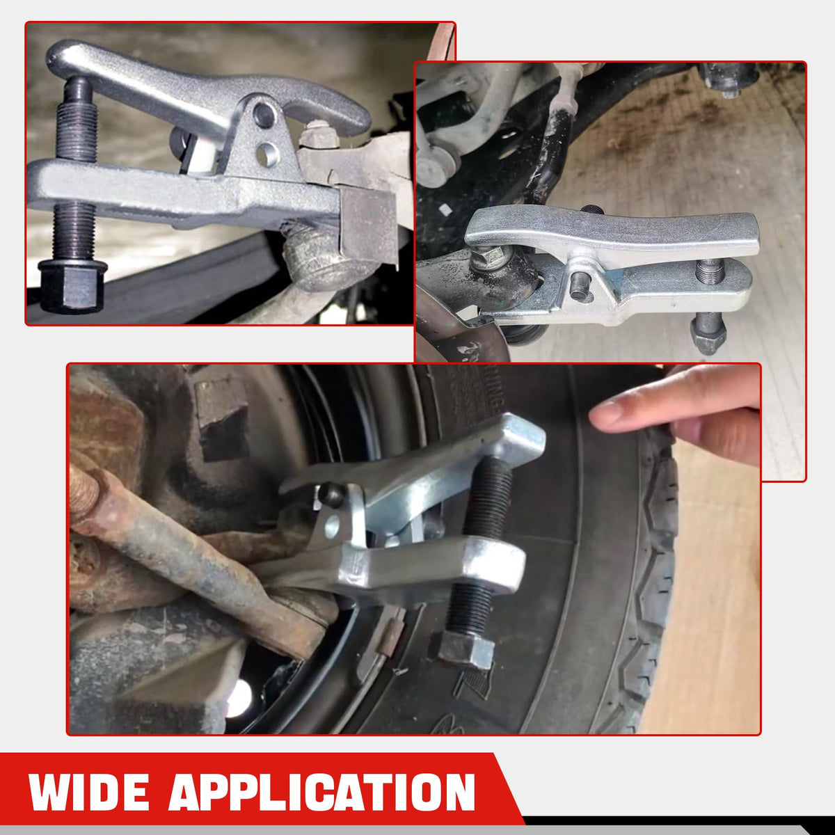 Heavy Duty Disc Brake Caliper Tool Set & Ball Joint Separator Tool Kit S19680