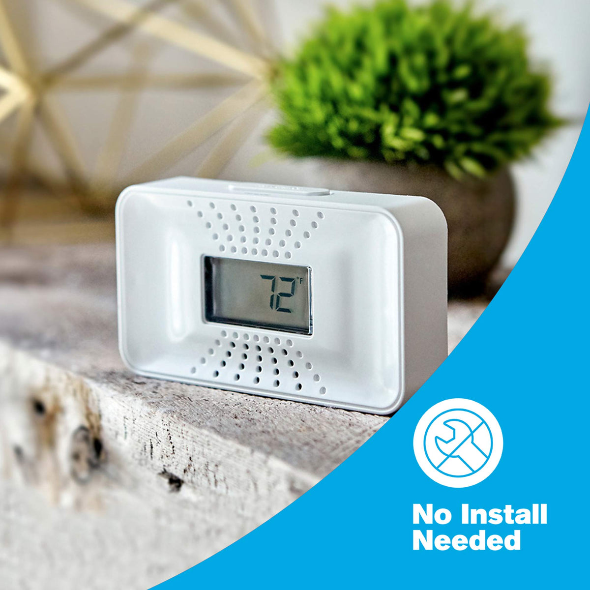 10-Year Battery Carbon Monoxide Alarm with Digital Display Y8408