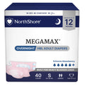 Pink Small Adult Diapers with Tabs 40 Count A88916