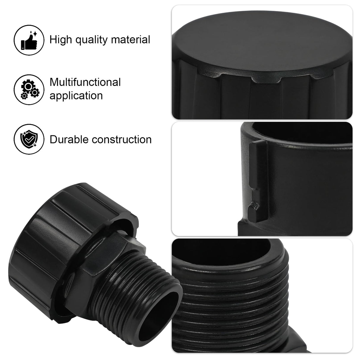 3/4 NPT Hydraulic Power Unit Poly Breather Cap 2 PCS C7207